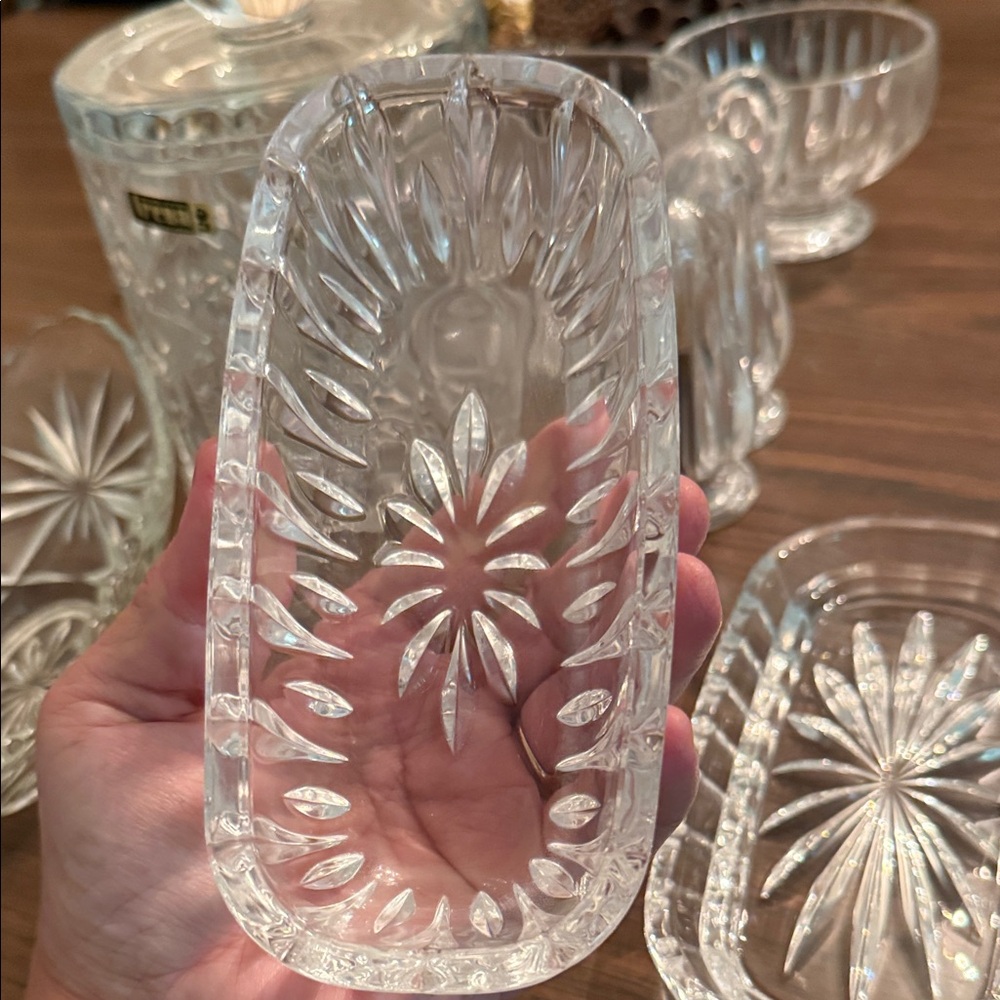Waterford Crystal Clear Butter Dish - Picture 5 of 6